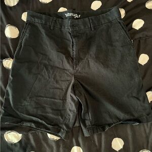 Wrangler Black Flat Front Men's Shorts